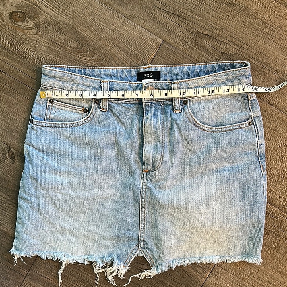 BDG Light Blue Denim Skirt - Picture 4 of 5